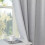 Blackout Thermal Curtains, Polyester, 2 Panels, Light Grey 5