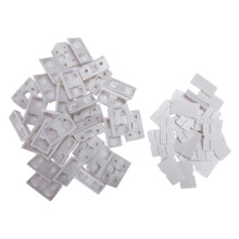 30pcs Regal Schrank 90 Grad Kunststoff Eckverstrebungen Befestigungswinkel Weiss