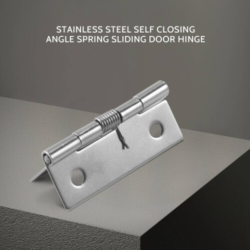 2 Inch Long Stainless Steel Self-Closing Corner Spring Draw Door Hinge 1