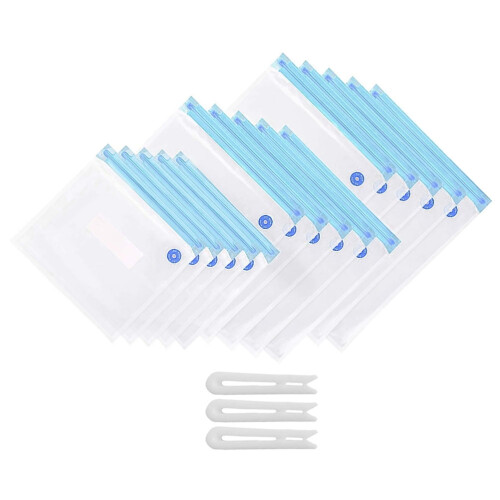 Sacs de conservation sous vide réutilisables, lot de 1 2