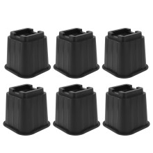 Møbelforhøjere Sorte 5" Lift 6-pak