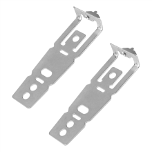 2 staffe di fissaggio per il montaggio della lavastoviglie, clip di installazione per piano di lavoro in quarzo WD01X27759