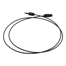 1m 3ft Toslink to Plug 3.5mm Digital Optical SPDIF Audio Cable Gold Plated
