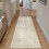 Light Brown Washable Runner Rug 2'6" x 8' 1