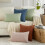 Μαξιλαροθήκες Dusty Blue 24x24 ίντσες, συσκευασία των 2 6