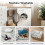 4x6 Πλενόμενο χαλί Boho, αντιολισθητικό χαλί εσωτερικού χώρου με χαμηλό πέλος για 4
