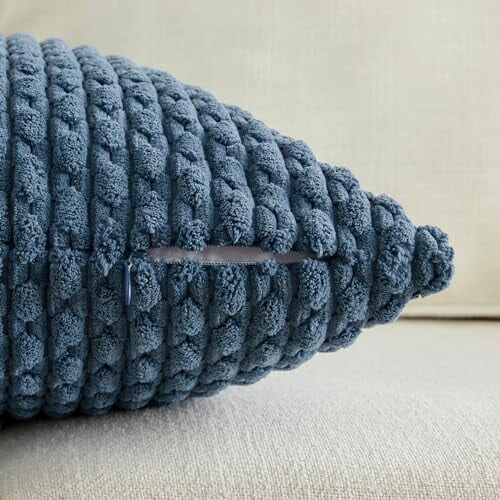 Καλύμματα Μαξιλαριών Dusty Blue 12x20 σε 2 τεμάχια 2