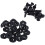 20 pcs Plastic Rivets for Clip Screw Type Fastener, Black 2