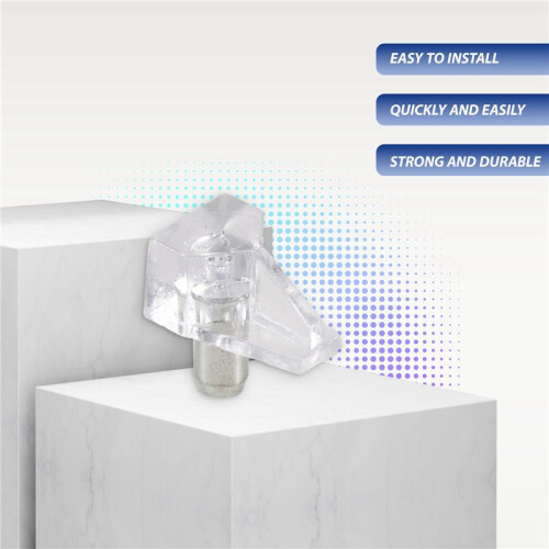 5 mm Pin shelf support shelf studs strong support 20 pcs, Transparent 2