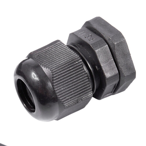 50 x Black Plastic Waterproof Connector PG11 5-10mm Diameter Cable Gland 2