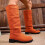 Damen-Ankle-Boots, warm, lässig, Winter, mittelhoch 8