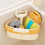 Sink Strainer Basket with Suction Cup, Auto-Dump & Sponge 5