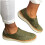 Botas femininas, tênis confortáveis para caminhada, sem cadarço. 5