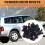 25 Pcs Plastic Push in Bumper  Door Rivets Clip 8mm Hole Black 3