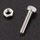 50Set M2X10Mm Hex Socket  Gekartelde Kapschroeven Bouten Moer 6