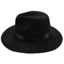 Unisex Hombres Mujeres Sombreros Gorras Panamá Fedora Trilby Recto Ancho Ala Fuerte Fieltro