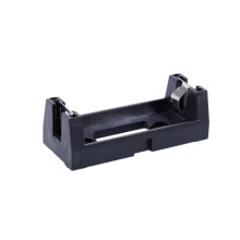Plastskal 3V CR123A Knappcell Batteriuttag HåLlare Fodral Svart