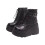 Μπότες Shldybc Chunky Platforms για γυναίκες, Casual Plus Size Retro Flat Bottom Shoes με κορδόνια και 2