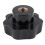 2 Pcs M10 Female Thread Nuts 50mm Plastic Star  Clamping Knob Grip 6