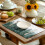 Tischsets mit Winterkiefer-Schneeflockenmuster, 4er-Set, 30 x 45 cm 6