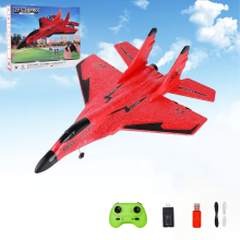 Schaumstoff-RC-Kampfjet mit Lichtern, 2,4-GHz-Fernsteuerung