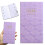 Agenda Semanal Mini A6, Tamanho de Bolso, 17,3 x 9,7 cm (6,8 x 3,8 polegadas), 1 unidade 2