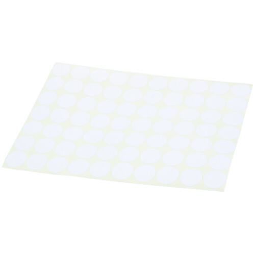 19mm Circles Round Code Stickers Self Adhesive Sticky Labels White 2