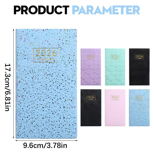A5 school notebook with daily planner and travel diary 1