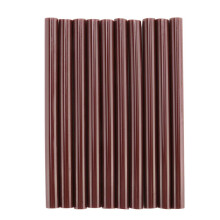 10 Sztuk 100Mm X 7Mm Klej w Sztyfcie do Kleju Termotopliwego do Pistoletu do Klejenia na GorąCo BrąZowy