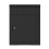 Birchtree BIRCHTREE Lockable Metal Delivery Box Small Black 10
