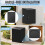 Birchtree BIRCHTREE Lockable Metal Delivery Box Small Black 5