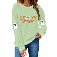Gruselig-schöne Basics: Halloween-Hoodie mit Geistermotiv für Damen – 5 schicke Farben