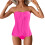 Μαγιό Tankini για γυναίκες, στράπλες, μπαντό μαγιό, μοντέρνο αδυνάτισμα, μονόχρωμο, 2 4