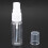 50-pack Empty Clear Plastic Fine Mist Spray Bottles with Microfiber Cleaning Cloth, 20ml Refillable Container Perfect for Cleaning Solutions, Oils, 6