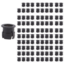 100 Sztuk Czarny Plastik 5Mm Uchwyt na Klips LED WyśWietlacz do MontażU na Panelu