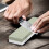 Whetstone Sharpening Stone 1000/4000 Grit - Knife Sharpener Stone - Waterstone Rubber Stone Holder Included 4