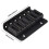 Black 6 string Fixed Hard Tail Guitar Bridge For Strat Guitar 6