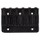 Black 6 string Fixed Hard Tail Guitar Bridge For Strat Guitar 2