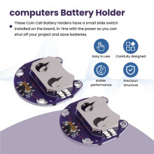 2 X Coin Cell Battery Holder for CR2032 - With (2 Pcs)