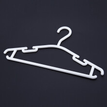 WHITE - Pack of 10 Pieces Hanger Non-slip hangers for children's clothes PP Hangers for Baby or Child 27 x 15 cm