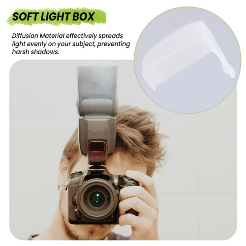 Flash Diffuser Bounce Cover for Yongnuo YN685 YN600EX-RT YN-660 Speedlight 2