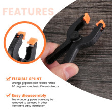 10pc Photo Studio Light Photography Background Clips Holder Backdrop Pegs Clamps