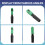 10pcs Ftth Embedded Quick Connector SC/APC Green Plastic Fiber Optic Connector 7