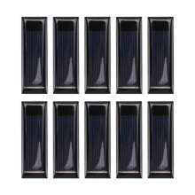 10 Stueck Solar Panel neue 0.5V 100mA Solarzellen Photovoltaik Modul Sonnenkraft Ladegeraet DIY 53 * 18 * 2,5 mm