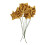 7Pcs Foam Glitter Artificial Rose Decor, Gold 5