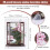 3D Window Sakura Peach Blossom Flower Art Wall Sticker Removable Decal Mural 6
