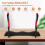 2 Tier Katana Samurai Sword Holder Black Bracket Hanger Red Cotton Display Stand 3