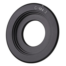 Black C Mount Lens For Micro 4/3 Adapter E-P1 E-P2 E-P3 G1 GF1 GH1 G2 GF2 GH2 G3 GF3 C-M4/3