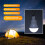 Solar Panel Powered Led Bulb Light Portable Outdoor Camping Tent  Lamp 15W 4
