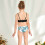 Tropische Nylon-Badeanzugsets (Mädchen) 4